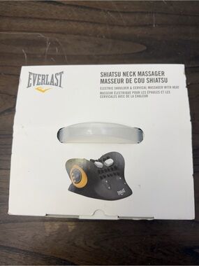 Everlast Neck and Shoulder Shiatsu Massager in Black and Yellow